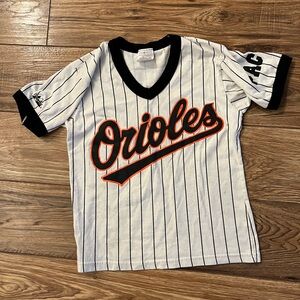 Vintage Majestic Orioles Kids Jersey Shirt